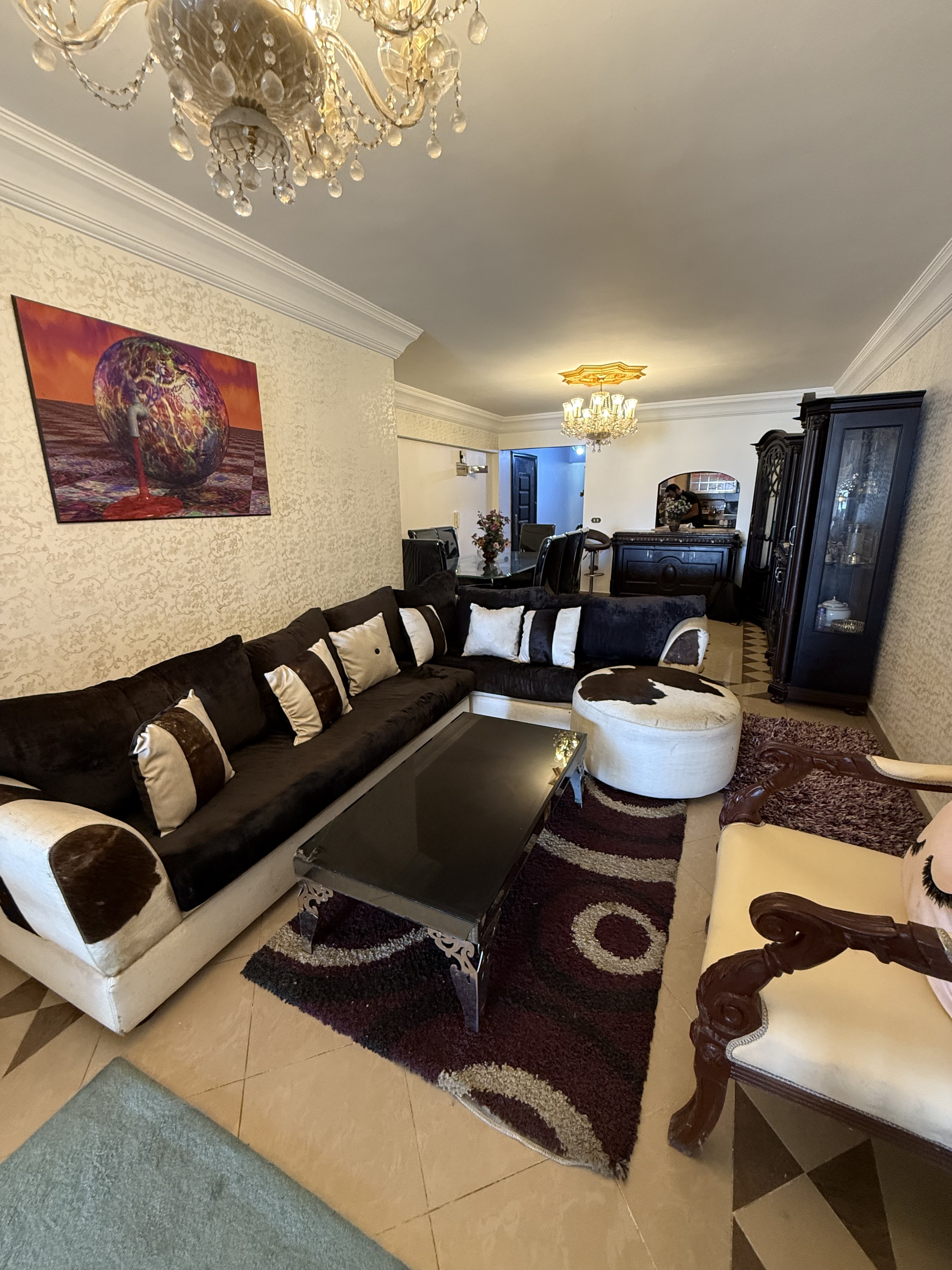 شقة ثلاث غرف نوم اطلالة مباشرة للبحر كود 304 VIP