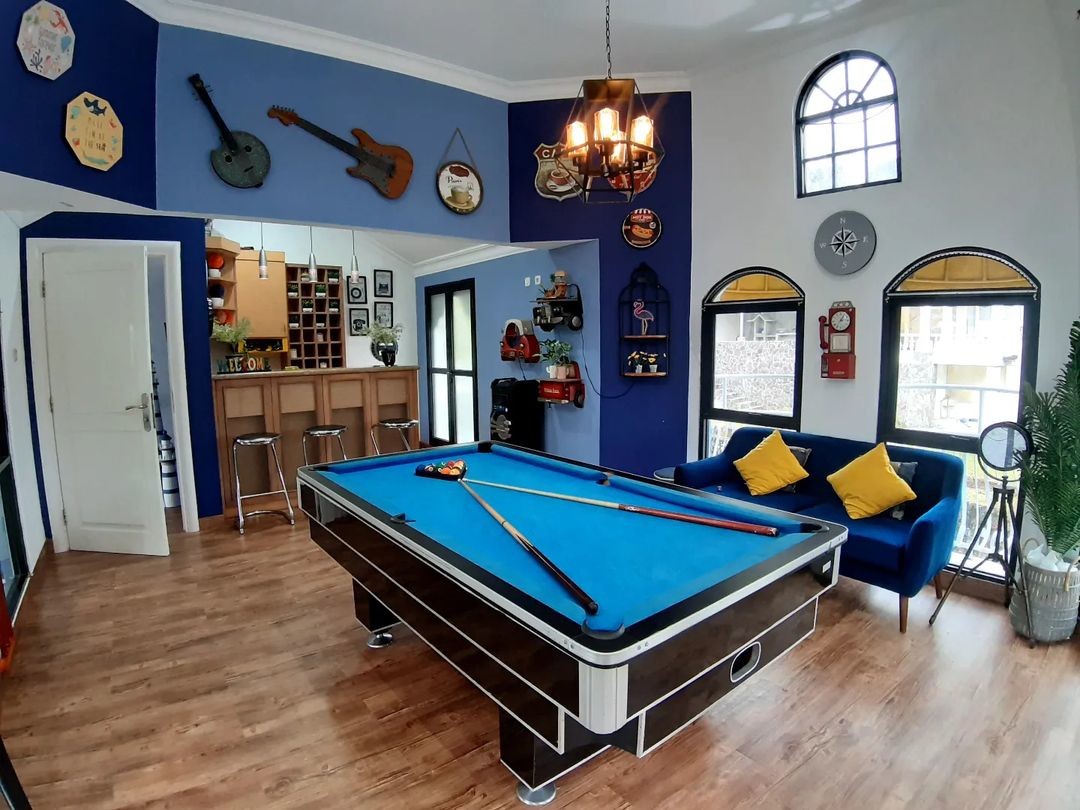 2 Kamar Private Pool & Billiard - Villa Puncak Ciloto ( KB - 09)